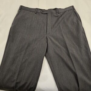 NWOT Joseph A. Banks Gray Wool Men's 37.5" Unhemmed Dress Pants Size‎ 42 R